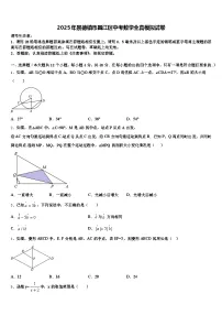 2025年景德镇市昌江区中考数学全真模拟试卷含解析