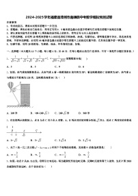 2024-2025学年福建省漳州市南靖县中考数学模拟预测试卷含解析