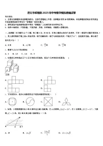 遵义市绥阳县2025年中考数学模拟精编试卷含解析