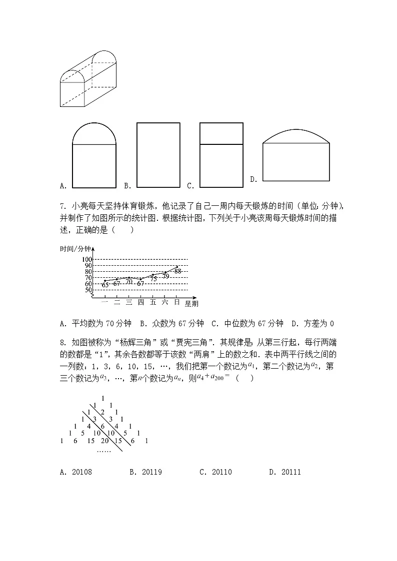 2025年四川省绵阳市富乐学校九年级下中考模拟考试数学试题(含答案解析)第2页