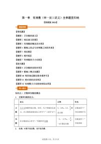 初中数学浙教版(2024)七年级上册(2024)从自然数到有理数导学案