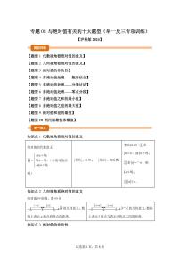 初中数学沪科版（2024）七年级上册（2024）数轴、相反数和绝对值课时练习