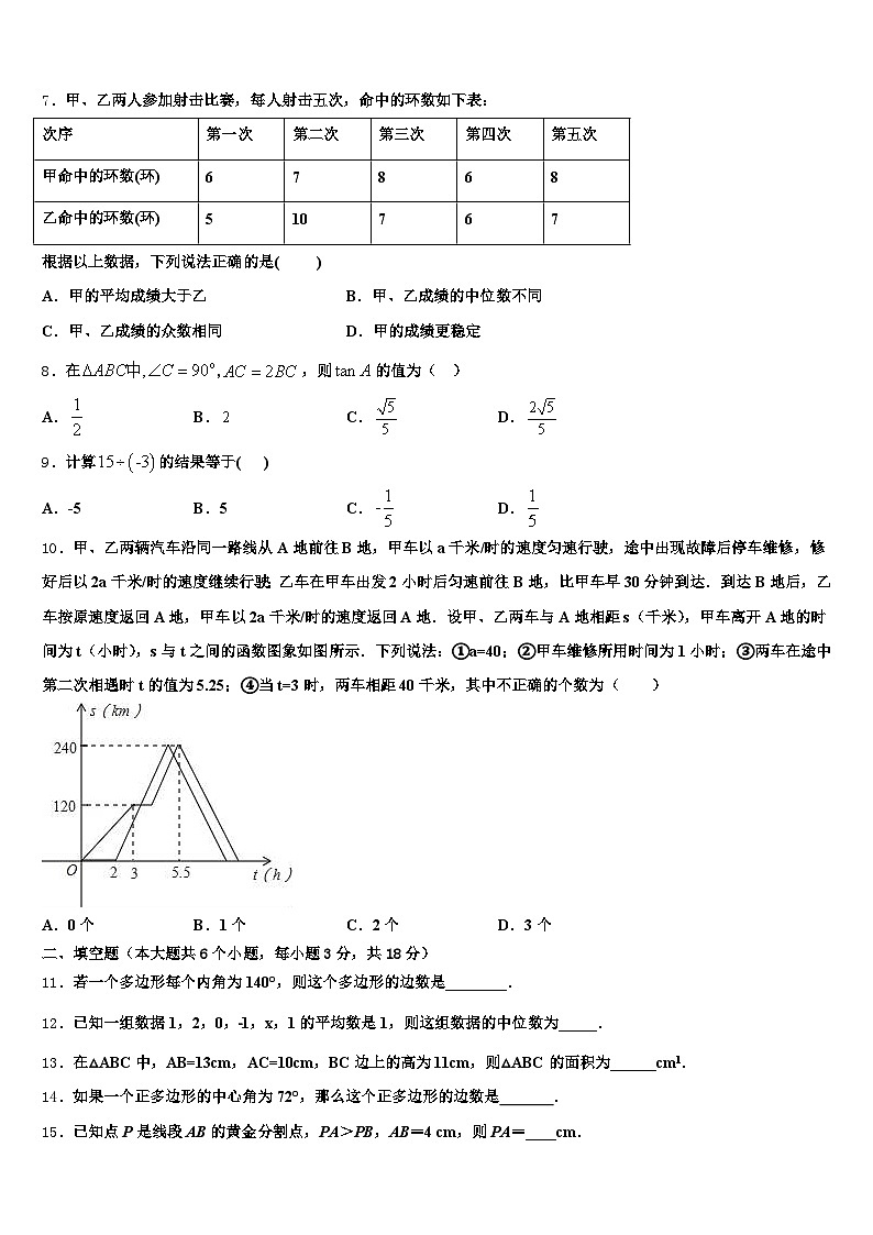 2025届南阳市淅川县中考五模数学试题含解析第2页