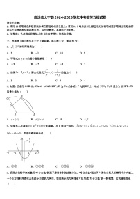临汾市大宁县2024-2025学年中考数学五模试卷含解析