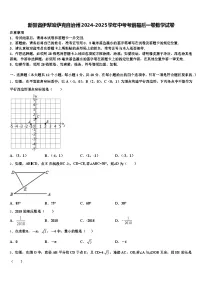 新疆省伊犁哈萨克自治州2024-2025学年中考考前最后一卷数学试卷含解析
