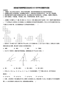 新疆省巴音郭楞蒙古自治州2025年中考五模数学试题含解析