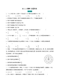 初中数学人教版（2024）九年级上册概率习题
