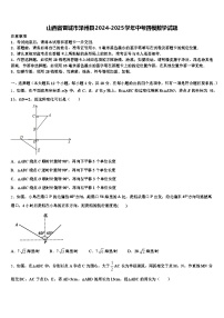 山西省晋城市泽州县2024-2025学年中考四模数学试题含解析