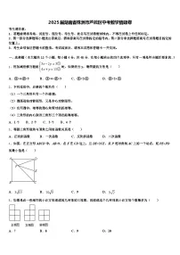 2025届湖南省株洲市芦淞区中考数学猜题卷含解析