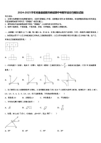 2024-2025学年河南省信阳市商城县中考数学适应性模拟试题含解析