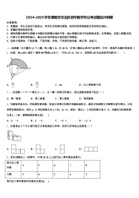2024-2025学年濮阳市华龙区初中数学毕业考试模拟冲刺卷含解析