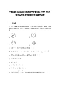 宁夏回族自治区银川市唐徕中学南校区2024-2025学年九年级下学期期中考试数学试卷（含答案解析）