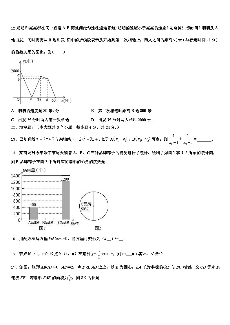 河南省南阳市南召县2025届中考五模数学试题含解析第3页