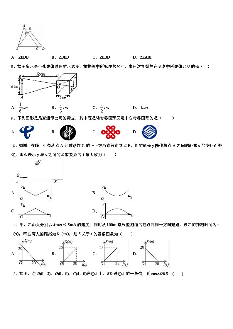 葫芦岛市绥中县2024-2025学年中考三模数学试题含解析第2页
