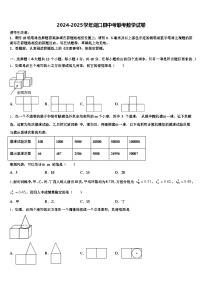 2024-2025学年湖口县中考联考数学试卷含解析