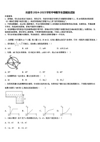 吕梁市2024-2025学年中考数学全真模拟试题含解析