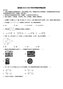 蒙自县2024-2025学年中考数学押题试卷含解析
