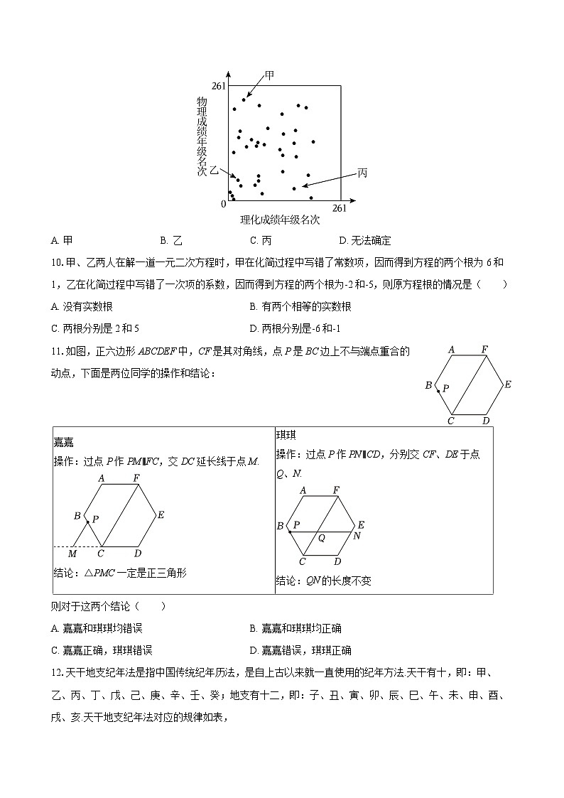 2025年河北省沧州市东光县中考数学二模试卷-自定义类型第3页