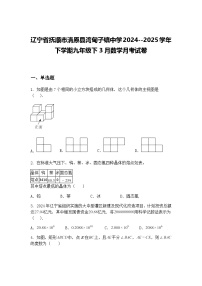 辽宁省抚顺市清原县湾甸子镇中学2024--2025学年下学期九年级下3月数学月考试卷(含答案解析)