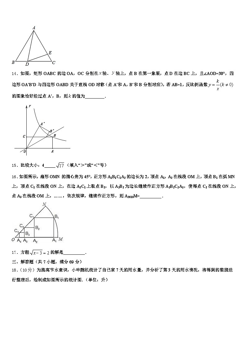 2025年淮南市大通区中考押题数学预测卷含解析第3页