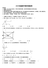 2025年同德县中考数学四模试卷含解析