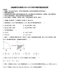 河南省焦作市武陟县2024-2025学年中考数学模拟预测试卷含解析
