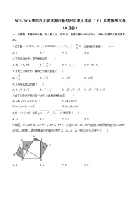 2025-2026学年四川省成都市新世纪中学八年级（上）月考数学试卷（9月份）-自定义类型