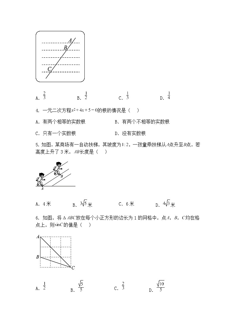 河南省周口市沈丘县中英文等校2024-2025学年九年级下学期3月月考数学试题(含答案解析)第2页