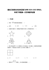 黑龙江省绥化市北林区第八中学2024-2025学年九年级下学期第一次月考数学试卷(含答案解析)