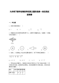 九年级下数学试卷素养拓展之图形规律—综合测试拔高卷（含答案解析）