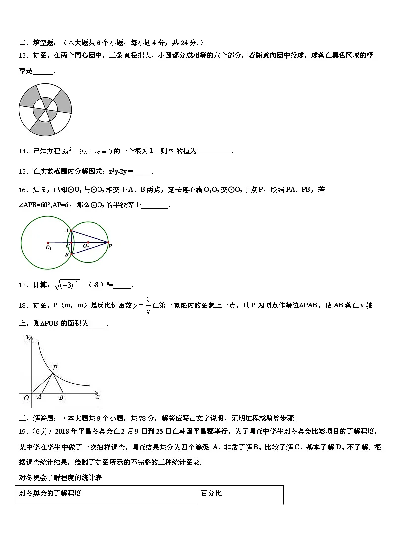 吉林省长春市榆树市2025届中考数学全真模拟试题含解析第3页