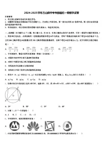 2024-2025学年方山县中考考前最后一卷数学试卷含解析