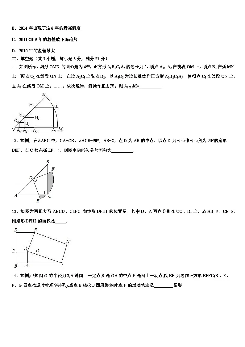 2025届浙江省中考三模数学试题含解析第3页