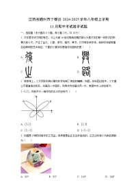 江西省赣州市于都县2024-2025学年八年级上学期11月期中考试数学试卷（学生版）