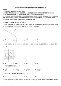 2024-2025学年晋城市高平市中考五模数学试题含解析