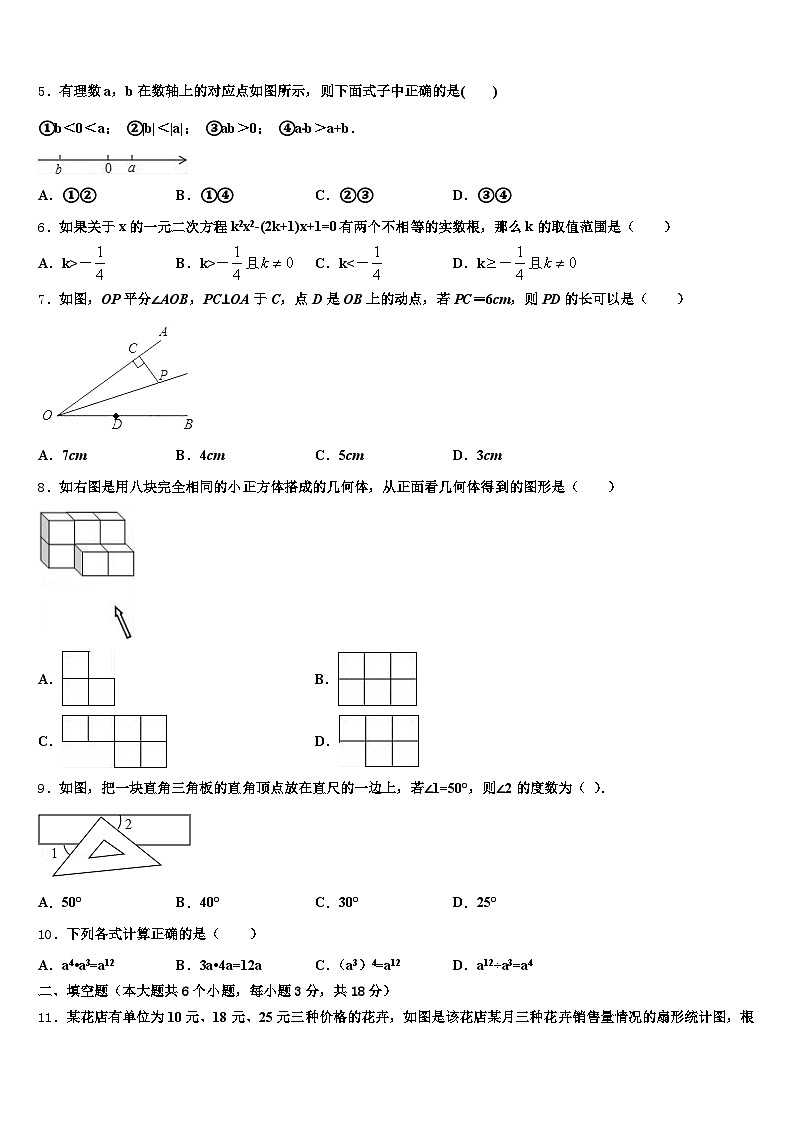 2024-2025学年上饶市横峰县中考数学最后冲刺浓缩精华卷含解析第2页