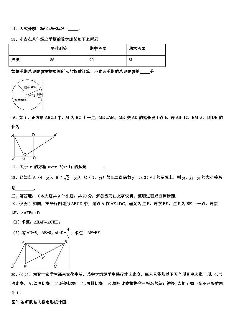 2025届毕节地区威宁彝族回族苗族自治县中考数学模拟预测试卷含解析第3页