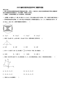 2025届哈尔滨市松北区中考二模数学试题含解析