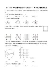 2024-2025学年安徽省宿州三中七年级（下）第二次月考数学试卷-自定义类型