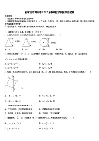 石家庄市晋州市2025届中考数学模拟预测试卷含解析