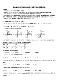 海南省三亚市吉阳区2025年中考数学适应性模拟试题含解析