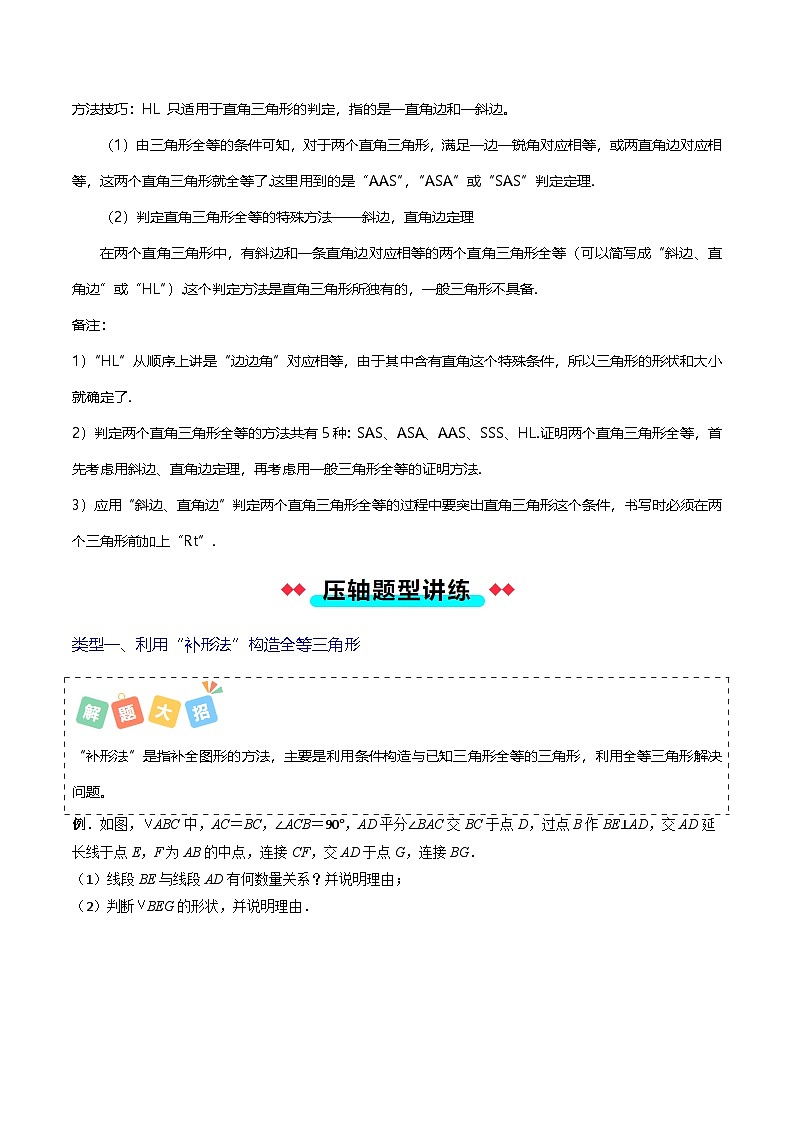 专题09 构造全等三角形的五大方法-解析版第3页