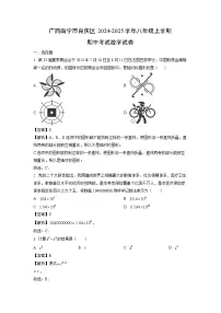 2024~2025学年广西南宁市良庆区八年级（上）期中考试数学试题（解析版）
