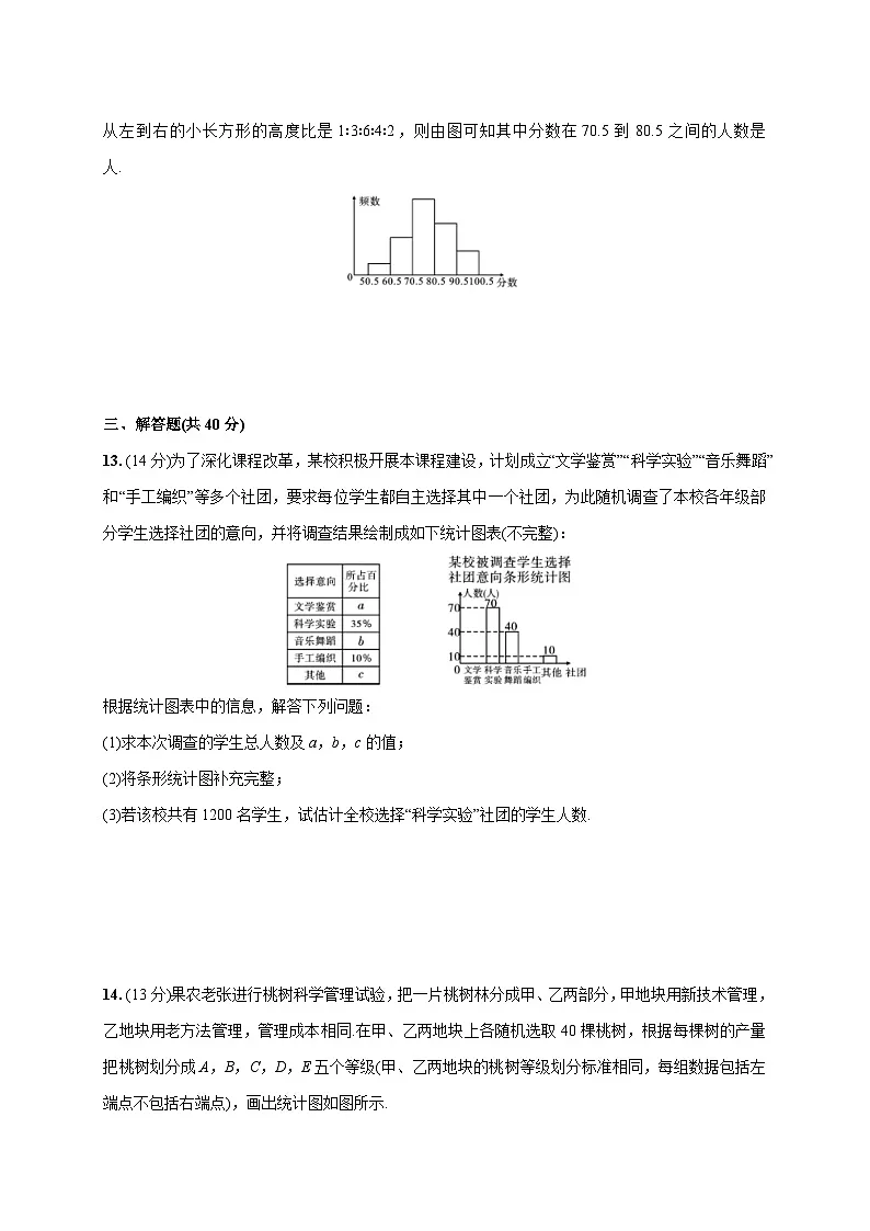 2025_2026学年(北师大版)数学七年级上册期末学情检测试卷(6.1~6.4)附答案第3页