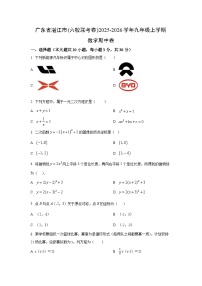 2025~2026学年广东省湛江市(六校联考卷)九年级（上）期中卷数学试题（学生版）
