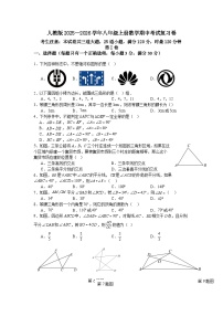 人教版2025—2026学年八年级上册数学期中考试复习卷