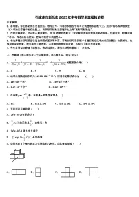 石家庄市新乐市2025年中考数学全真模拟试卷含解析