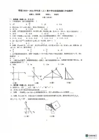 四川省成都市武侯区西川实验学校2025-2026学年八年级上学期11月期中数学试题