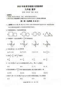 广西来宾市兴宾区2025-2026学年九年级上学期11月期中数学试题