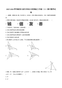 2025-2026学年黑龙江省齐齐哈尔市铁锋区八年级（上）期中数学试卷-自定义类型